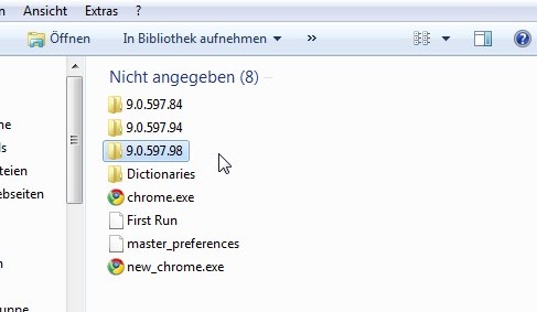 Google Chrome Update Fehler beheben