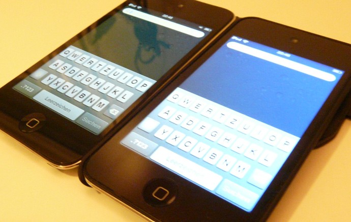 2 x Apple iPod 4G angeschaltet