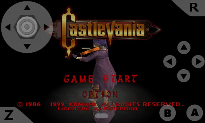 Screenshot vom N64 Emulator N64oid für Android