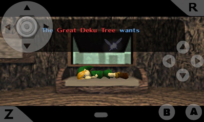 Screenshot vom N64 Emulator N64oid für Android