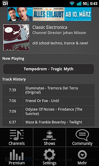 Digitally Imported Radio App