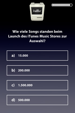Screenshot von iTrivia - Quelle iTunes